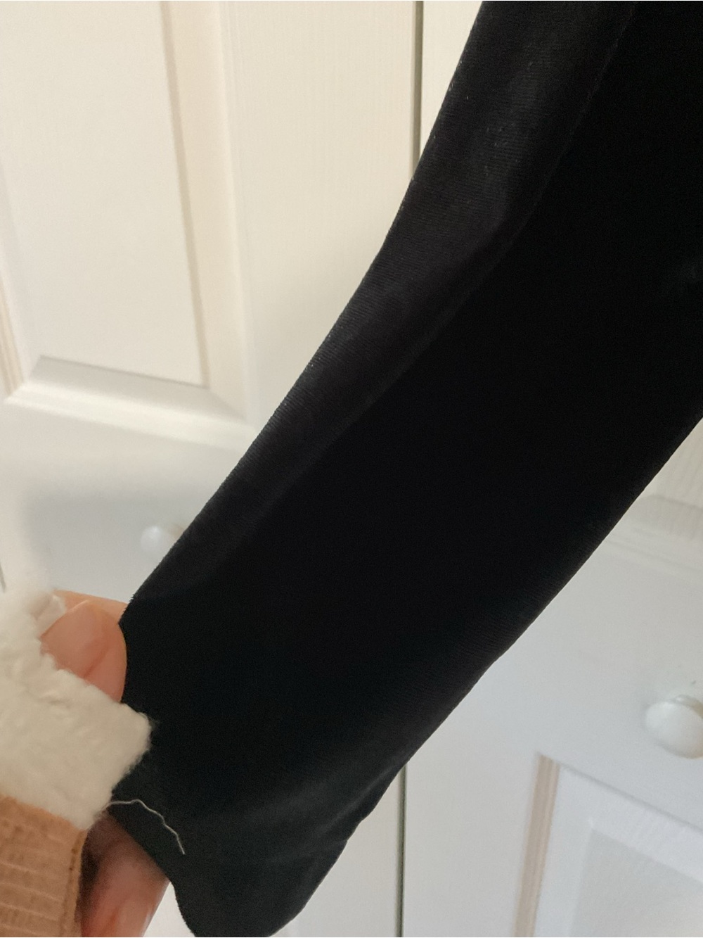 Kim Gravel Black Velour Zip-Front Top - Picture 4 of 7